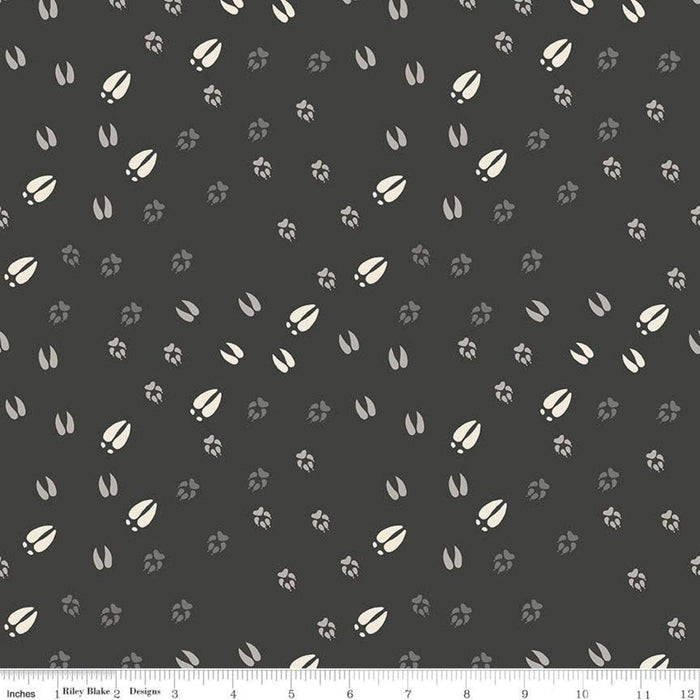 New! Timberland - per yard - for Riley Blake Designs - Outdoors - Wildlife - Mountains - Main Cream - RebsFabStash