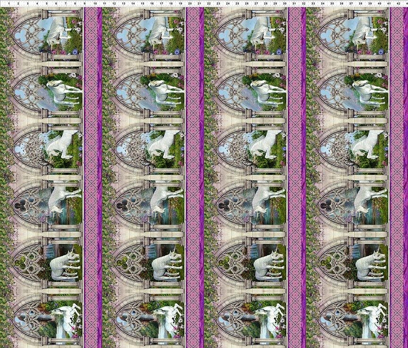 New! Unicorns - Marble - Per Yard - by In The Beginning Fabrics - Blender, Digital Print - Multi - 8UN1 - RebsFabStash