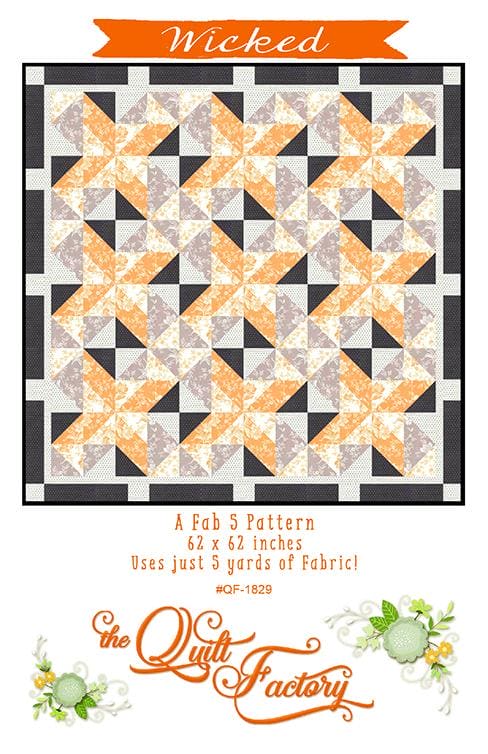 New! Wicked - Quilt Pattern - The Quilt Factory by Deb Grogan - RebsFabStash