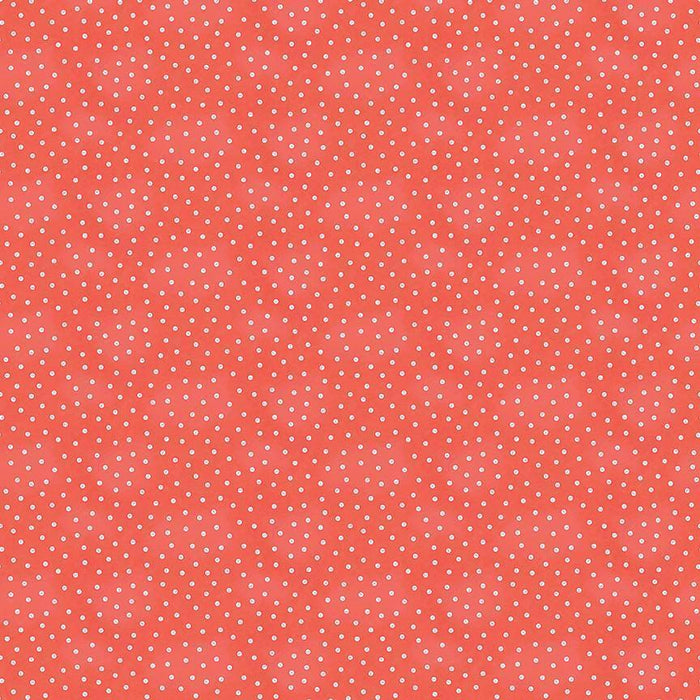 Painter's Palette - per yard - Janet Wecker Frisch- Riley Blake Designs - Burnt Sienna Painter's Halftone Dots - Tone on Tone dots on Orange C8943 - RebsFabStash