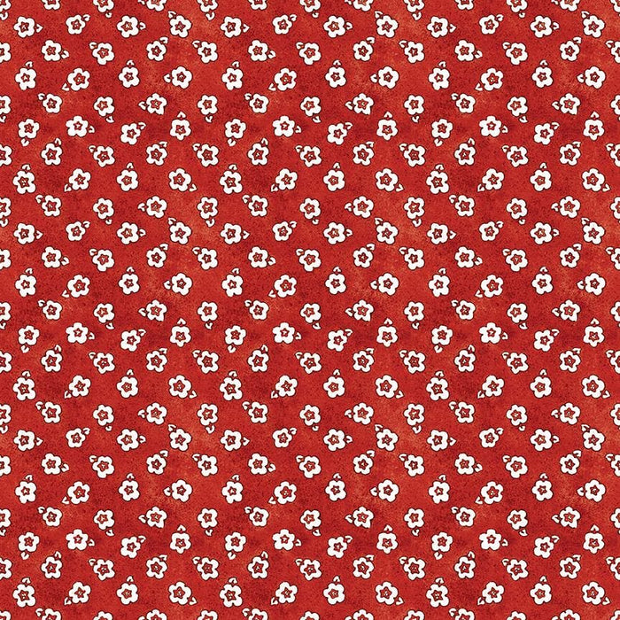 Painter's Palette - per yard - Janet Wecker Frisch- Riley Blake Designs - Painter's Halftone Dots - Tone on Tone dots on RED C8943 - RebsFabStash