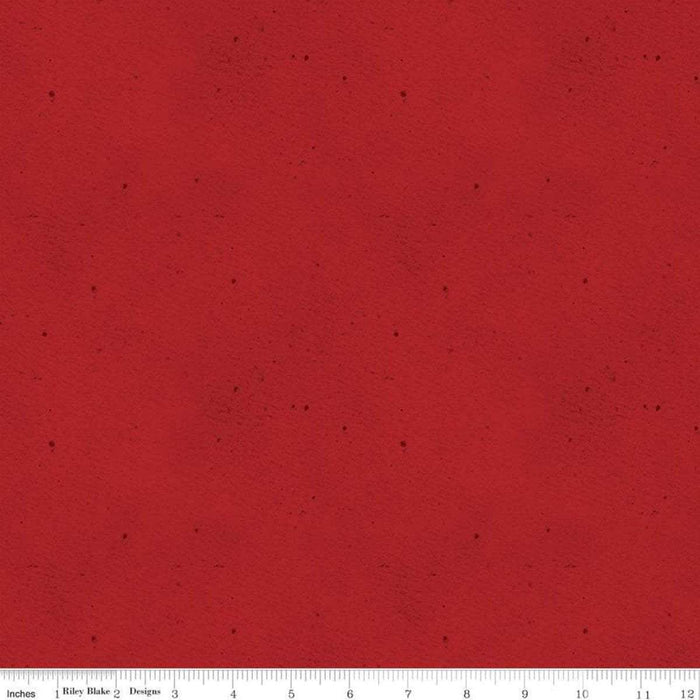 Painter's Palette - per yard - Janet Wecker Frisch- Riley Blake Designs - Painter's Halftone Dots - Tone on Tone dots on RED C8943 - RebsFabStash