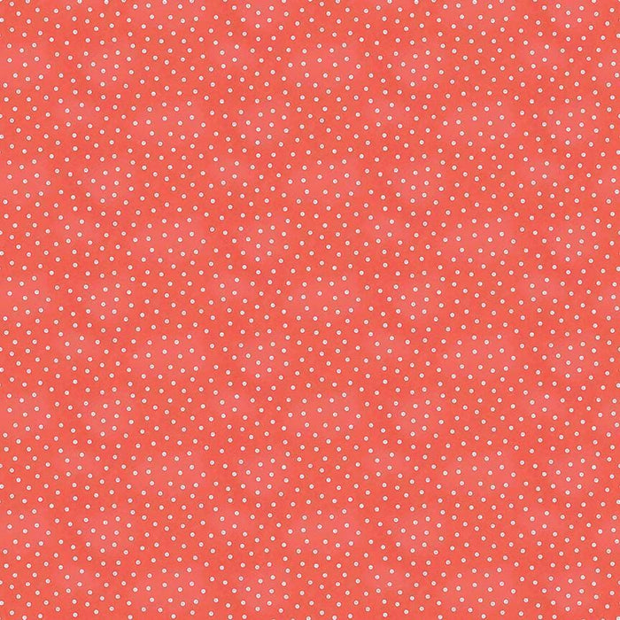 Painter's Palette - per yard - Janet Wecker Frisch- Riley Blake Designs - Painter's Halftone Dots - Tone on Tone dots on RED C8943 - RebsFabStash