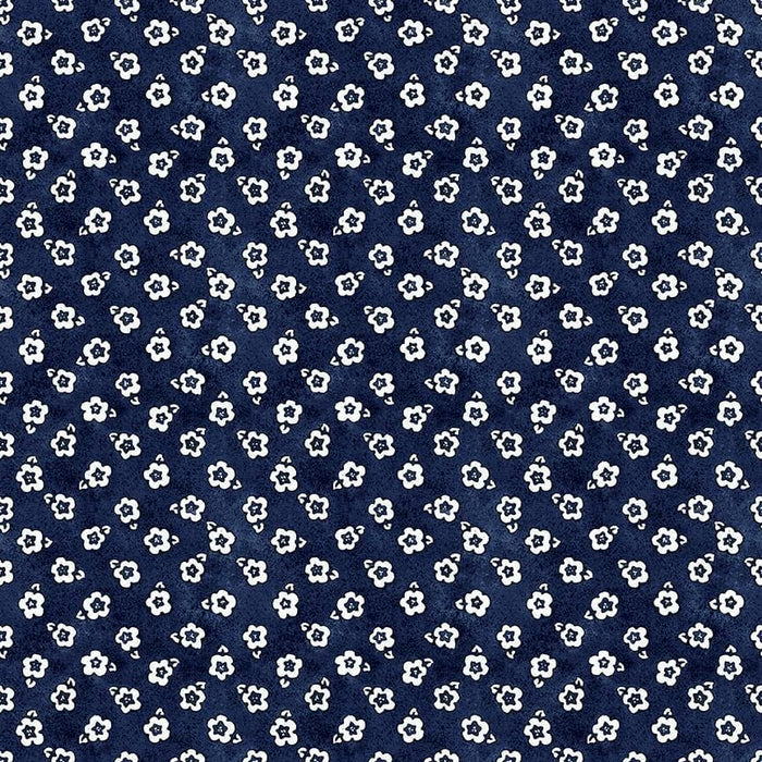 Painter's Palette - per yard - Janet Wecker Frisch- Riley Blake Designs - Painter's Swirls - Tone on Tone Swirls DARK BLUE C8945 - RebsFabStash