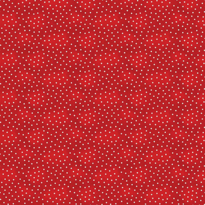 Painter's Palette - per yard - Janet Wecker Frisch- Riley Blake Designs - Red Painter's Baby Buttons - Tiny Buttons on red C8940 - RebsFabStash