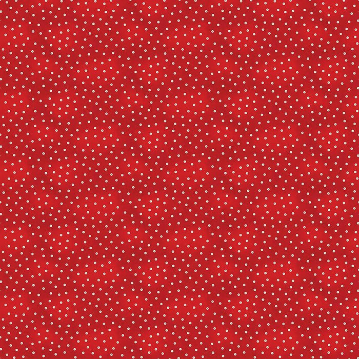 Painter's Palette - per yard - Janet Wecker Frisch- Riley Blake Designs - RED Painter's Posey - Tiny flowers on RED C8941 - RebsFabStash