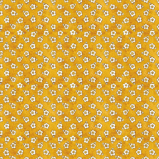 Painter's Palette - per yard - Janet Wecker Frisch- Riley Blake Designs - YELLOW Painter's Posey - Tiny flowers on YELLOW C8941 - RebsFabStash