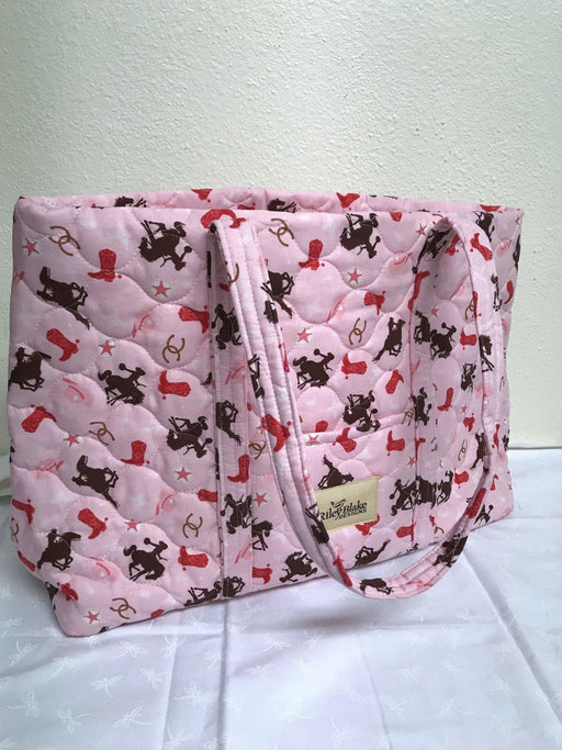 Pink Cowgirl Quilted Bag Riley Blake Designs #QB5638-MULTI - RebsFabStash