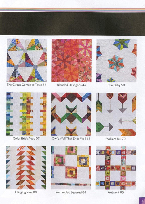 Rainbow Quilts - By Judy Gauthier - Book/Patterns - 12 strip or scrap quilt patterns! Use your stash or leftover strips! - RebsFabStash