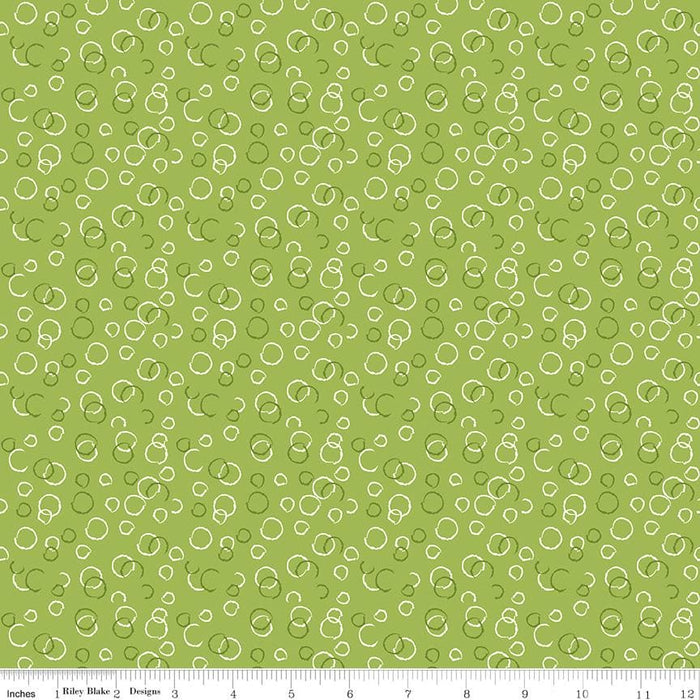 Ready, Set, Splash! - per yard - Sandy Gervais - Riley Blake Designs - Frogs Cream - C9892-CREAM - RebsFabStash