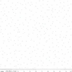 Swiss Dot - per yard - Riley Blake - Christmas! Red and Green dots on white - basics - 660 - Christmas - RebsFabStash