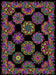 Unusual Gardens II One Fabric Kaleidoscope -Quilt PATTERN - Uses Unusual Gardens II Fabric by Jason Yenter - In The Beginning - Border Stripe - RebsFabStash