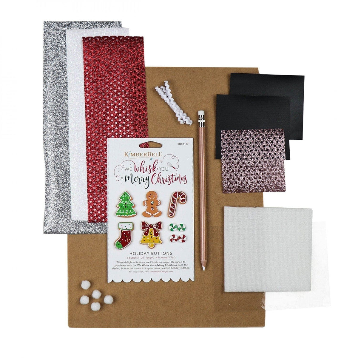 We Whisk You A Merry Christmas Quilt EMBELLISHMENT KIT - Kim Christoph —  RebsFabStash