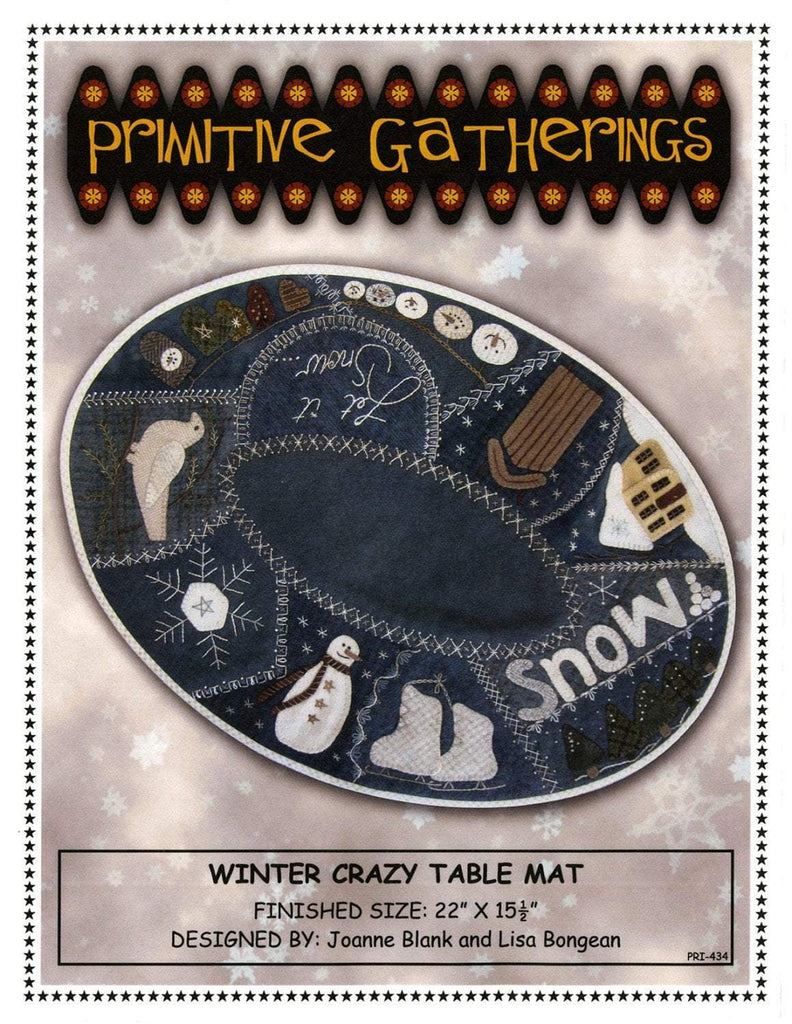 Winter Gatherings Welcome Mat – Primitive Renditions