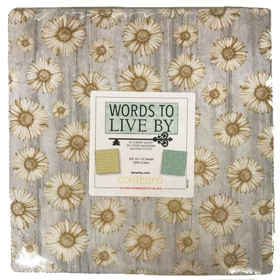 Contempo Words order To Quilt By 10x10 Pack